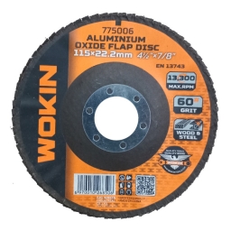 DISCO FLAP 115mm - 1/4 G60 WOKIN MADERA METAL