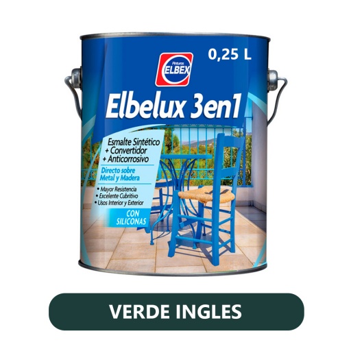 ELBELUX 3 EN 1 VERDE INGLES 250ml