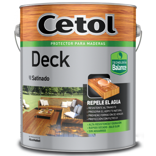 PROTECTOR DE MADERA CETOL DECK NATURAL 1LT