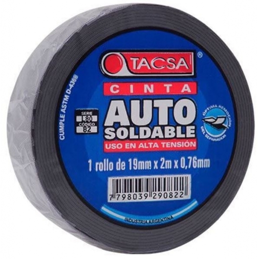 CINTA AUTOSOLDABLE 19x0.76mm x 9.14mt TACSA