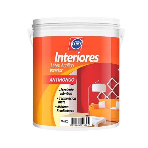 LATEX ACRILICO INTERIORES 20LT ELBEX