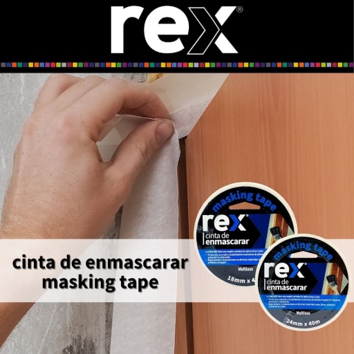 CINTA ENMASCARAR 36mm x 40mt REX REX30404