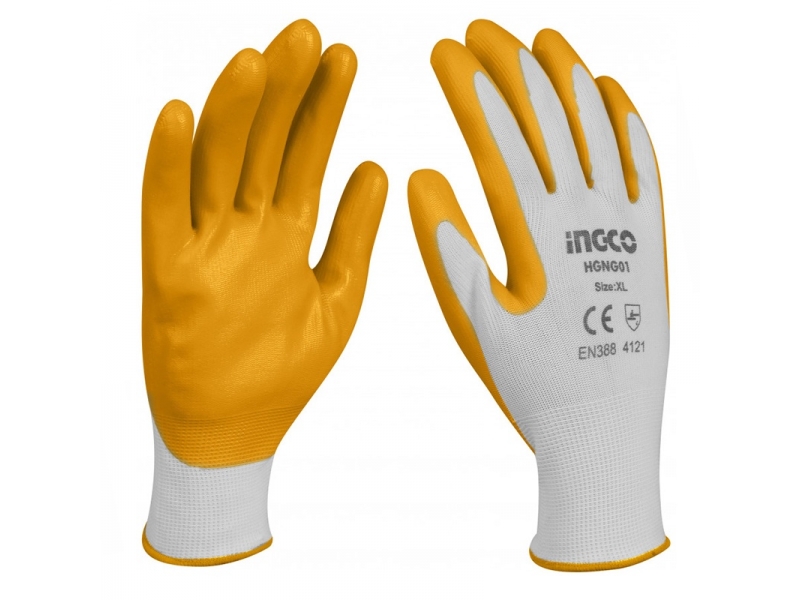 GUANTES DE NITRILO INGCO TALLE L HGNG01.L